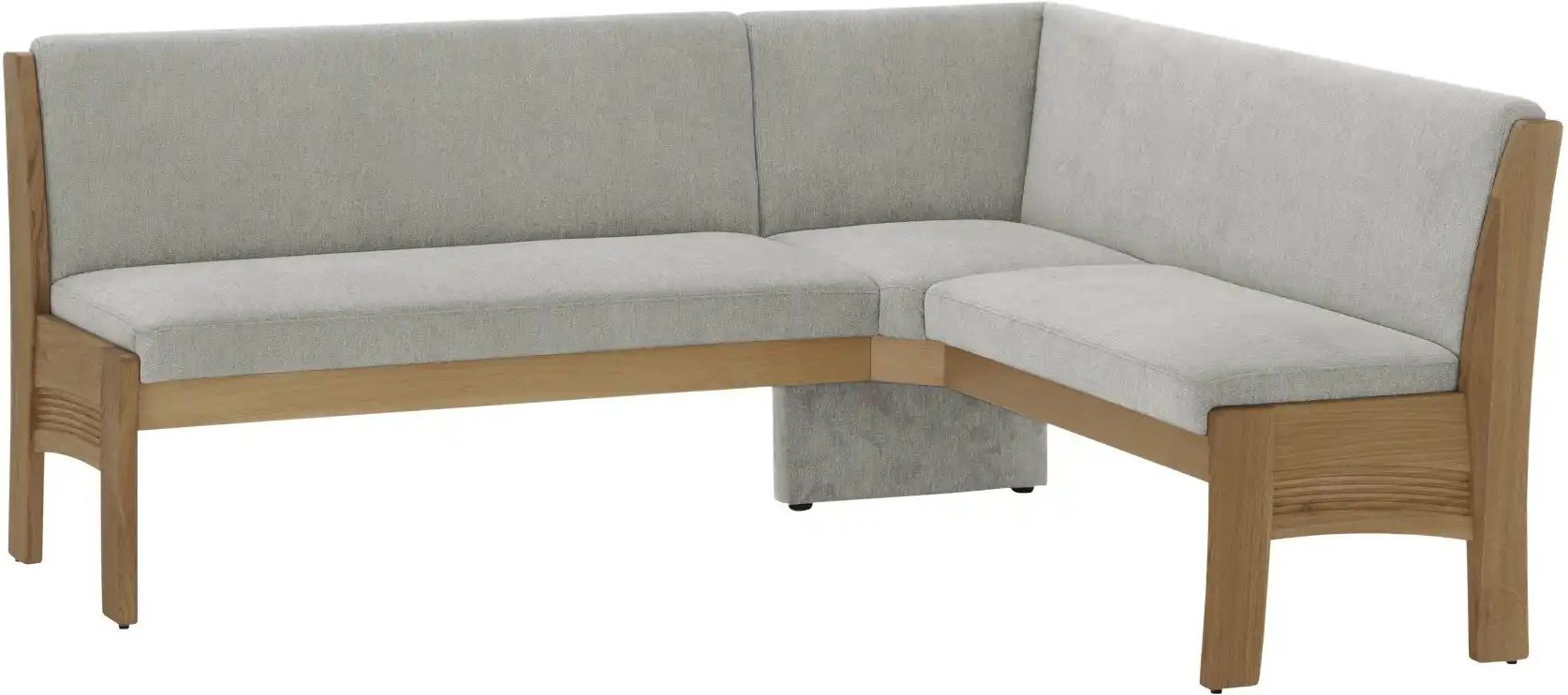 Eckbank mit Stauraum Toledo ¦ grau ¦ Maße (cm): B: 203 H: 87 T: 163.0 Bänke > Eckbänke - Höffner