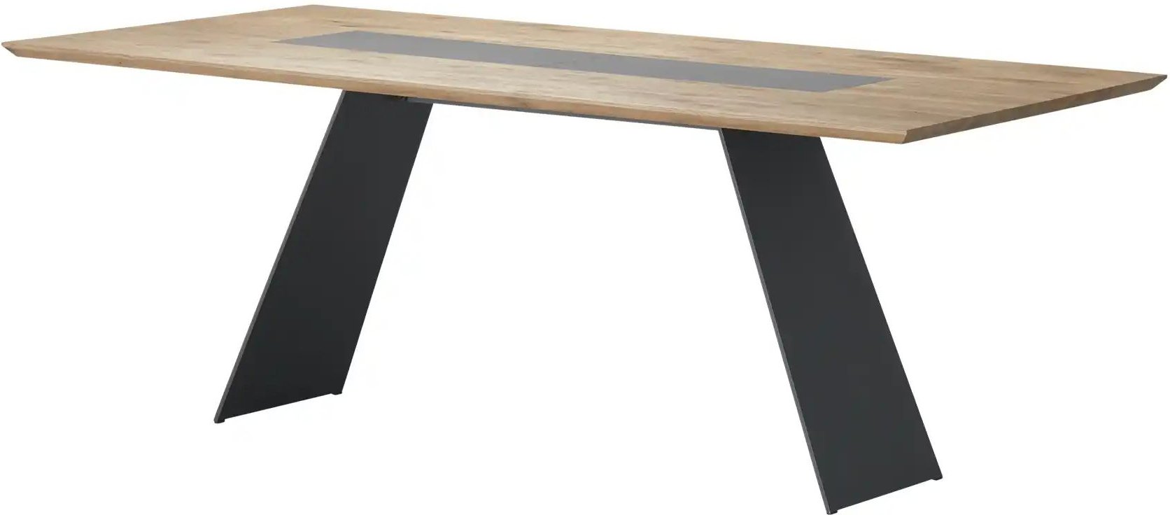 Wohnwert Massivholz-Esstisch mit Keramik Ardesia ¦ holzfarben ¦ Maße (cm): B: 100 H: 74 Tische > Esstische > Esstische m...