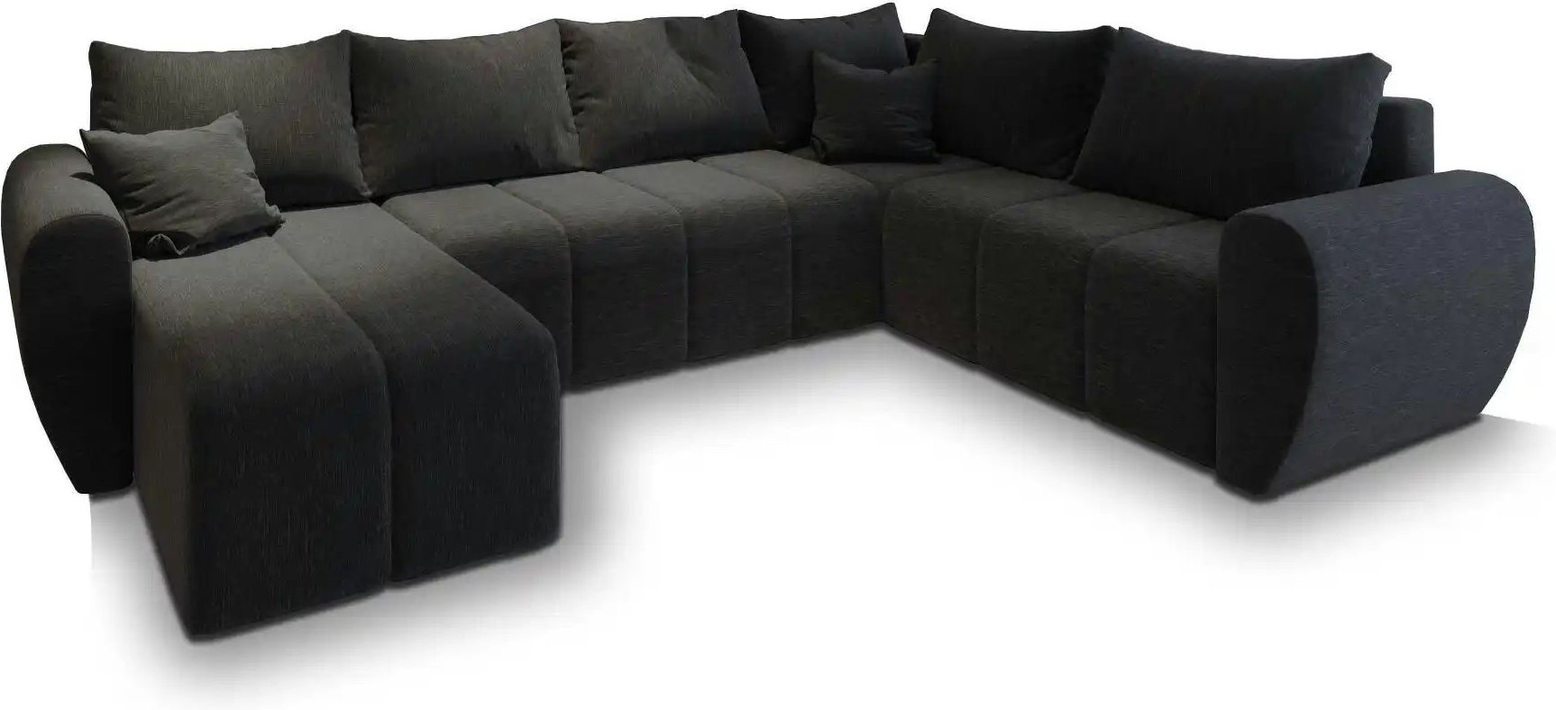 MASSENO Wohnlandschaft Madison ¦ schwarz ¦ Maße (cm): B: 303 H: 82 Polstermöbel > Sofas > Schlafsofas - Höffner