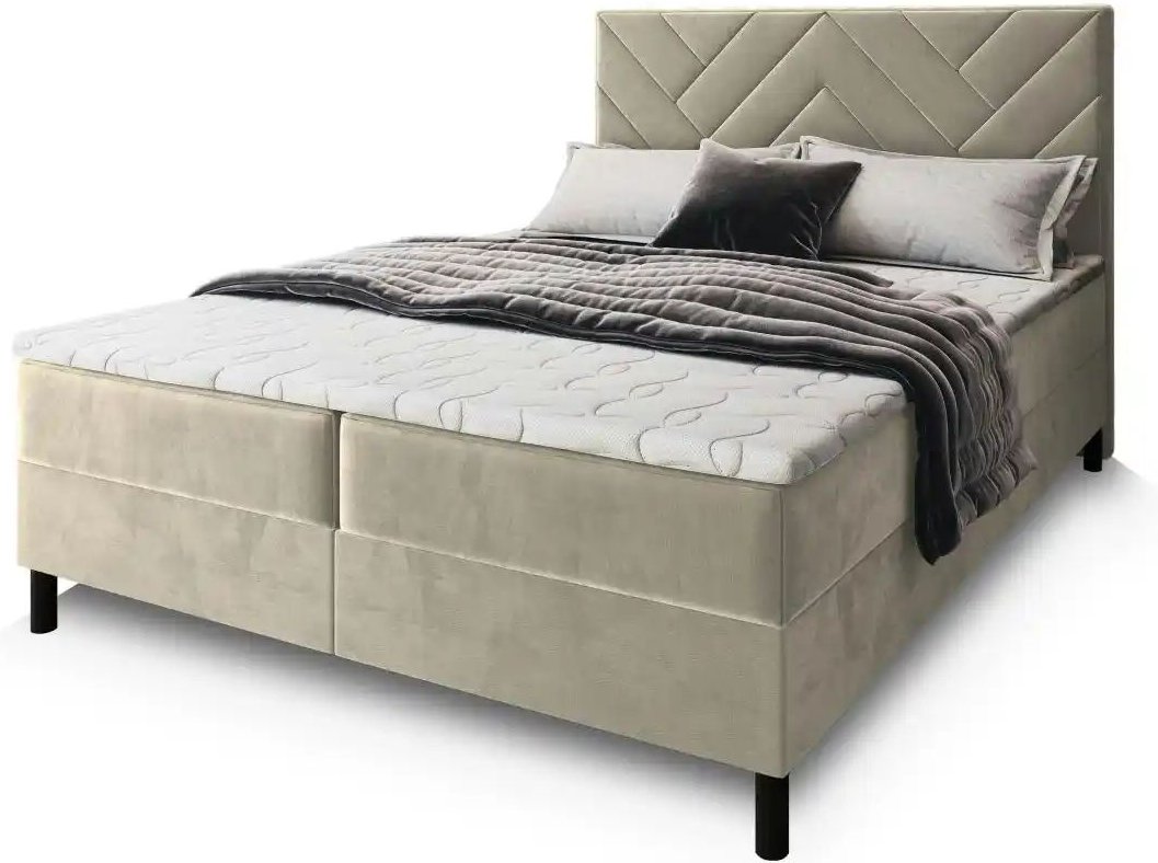 MASSENO Boxbett mit Bettkasten Rokis ¦ creme ¦ Maße (cm): B: 140 H: 98 Betten > Polsterbetten - Höffner