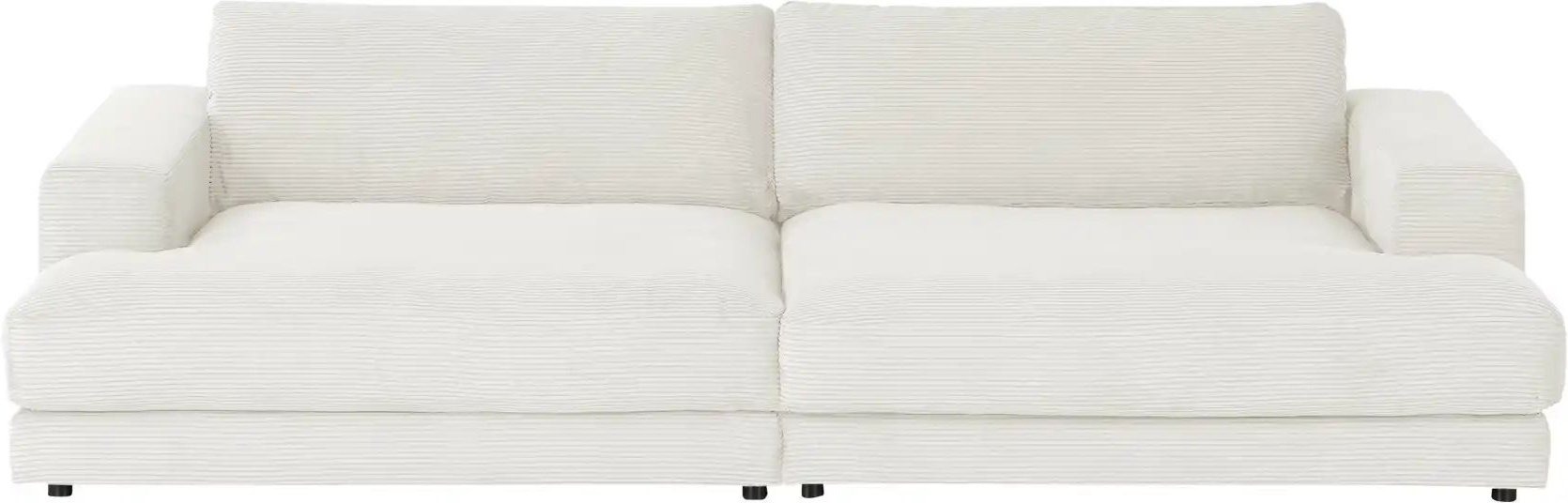 Thumbnail - Jette Home Megasofa Cord Sila ¦ weiß ¦ Maße (cm): B: 290 H: 85 T: 170.0 Polstermöbel > Sofas > 3-Sitzer - Höffner