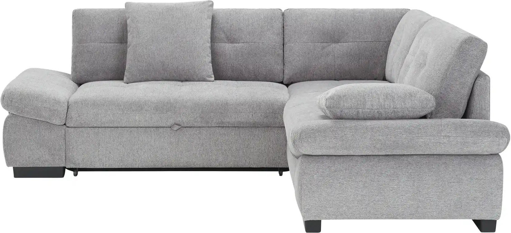 Thumbnail - bobb Ecksofa Lindsay ¦ grau ¦ Maße (cm): B: 255 H: 91 T: 225.0 Polstermöbel > Sofas > Ecksofas - Höffner