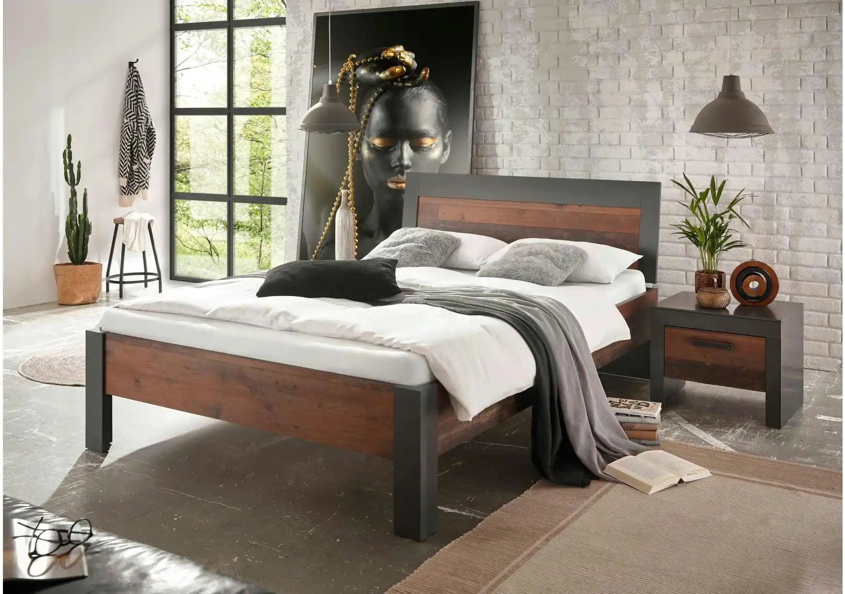 Schlafzimmer Bilboa ¦ braun ¦ Maße (cm): B: 146 H: 210 Komplett-Schlafzimmer - Höffner