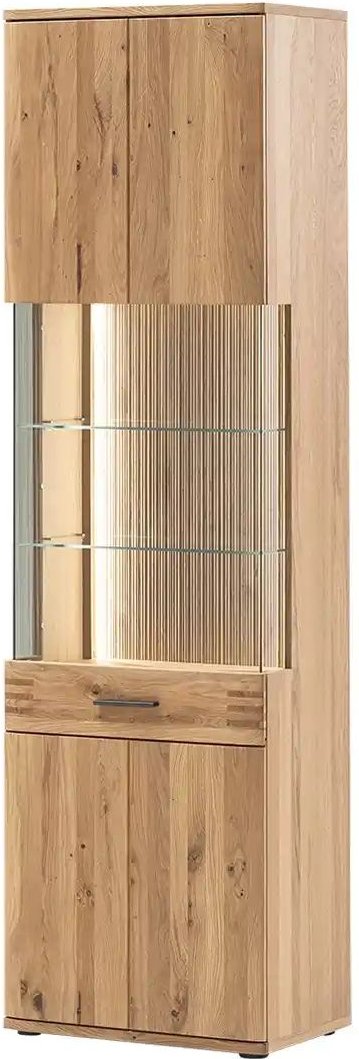 Woodford Vitrine Monta ¦ holzfarben ¦ Maße (cm): B: 60 H: 208 T: 37.0 Schränke > Vitrinen - Höffner