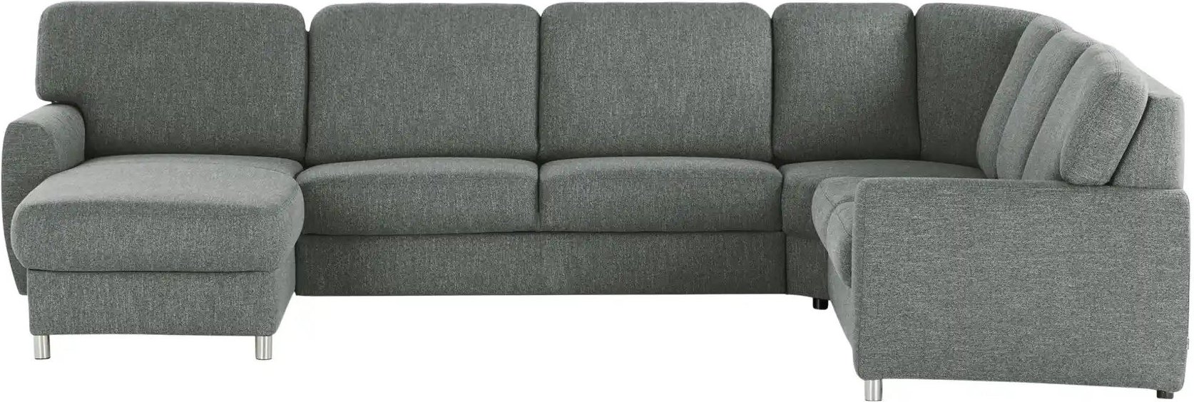 Thumbnail - smart Wohnlandschaft Valencia ¦ grau ¦ Maße (cm): B: 341 H: 90 T: 240.0 Polstermöbel > Sofas > Wohnlandschaften - Höffn...