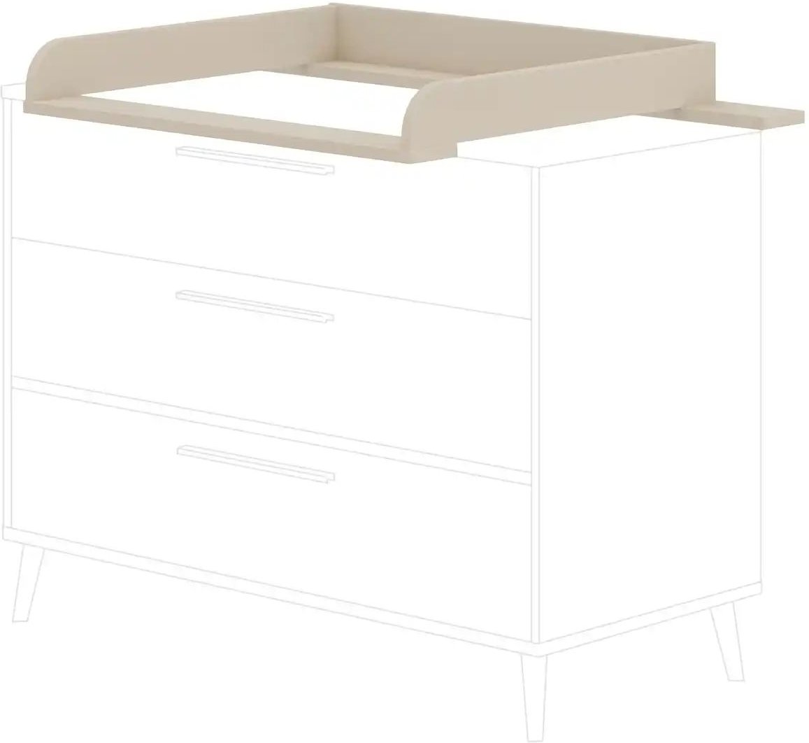 PAIDI Wickelaufsatz Eefje ¦ beige ¦ Maße (cm): B: 123,5 H: 12,5 T: 79.9 Baby > Babymöbel > Wickelaufsätze - Höffner