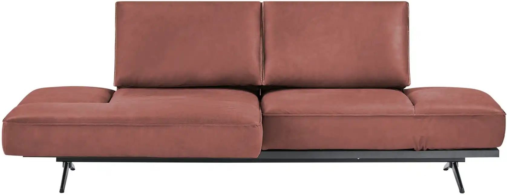 Thumbnail - KOINOR Liegensofa Phoenix ¦ rot ¦ Maße (cm): B: 240 H: 87 T: 132.0 Polstermöbel > Sofas > Einzelsofas - Höffner