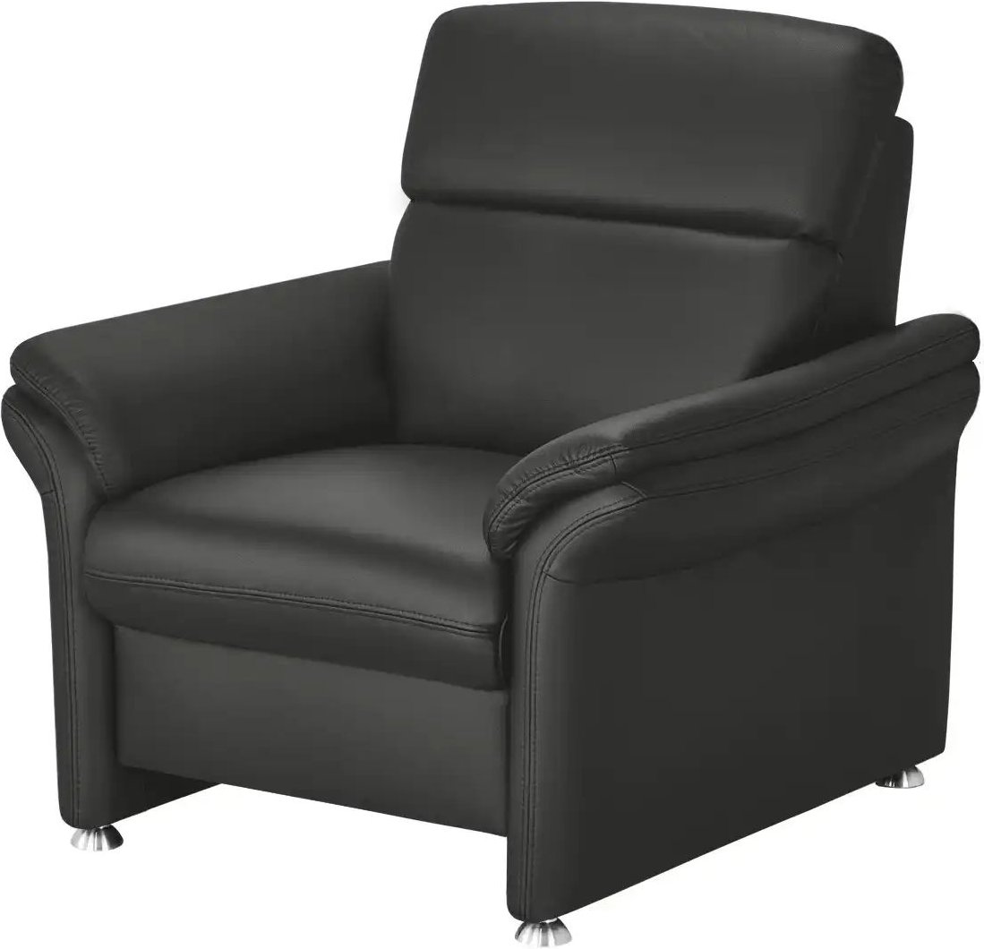 meinSofa Ledersessel Leder Manon ¦ schwarz ¦ Maße (cm): B: 98 H: 94 T: 92.0 Polstermöbel > Sessel > Fernsehsessel - Höff...
