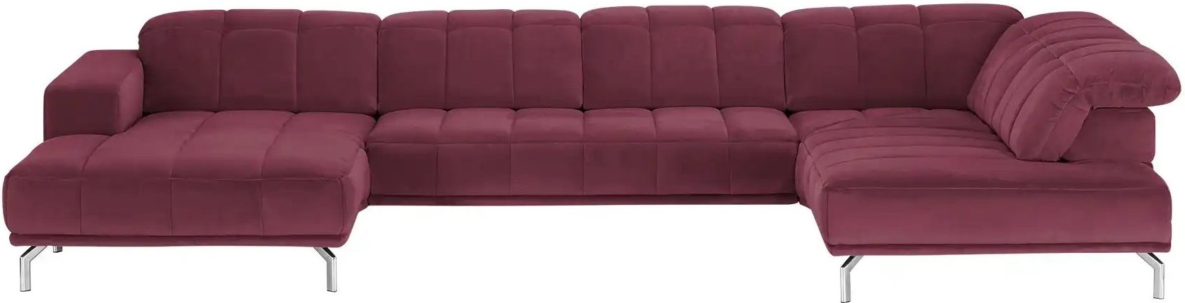 Thumbnail - Lounge Collection Wohnlandschaft Sarina ¦ rot ¦ Maße (cm): B: 383 H: 75 T: 212.0 Polstermöbel > Sofas > Wohnlandschafte...
