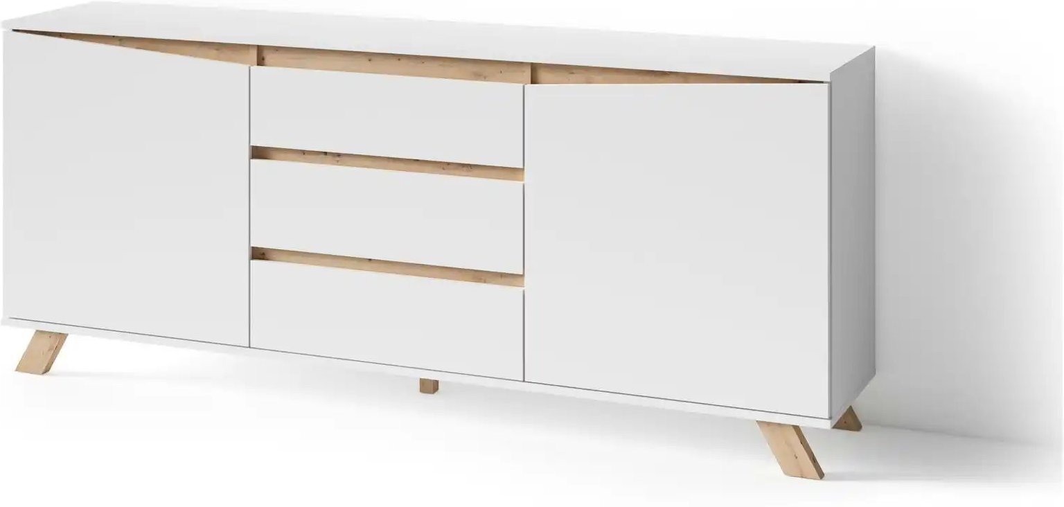 by Living Sideboard Valtentin ¦ weiß ¦ Maße (cm): B: 180 H: 76 Kommoden & Sideboards > Sideboards - Höffner