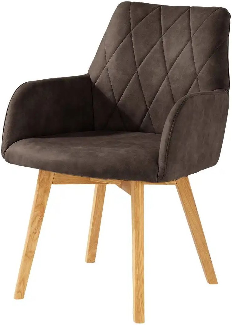 Woodford Armlehnstuhl Bristol ¦ braun ¦ Maße (cm): B: 60 H: 88 T: 67.0 Stühle > Esszimmerstühle > Esszimmerstühle mit A...