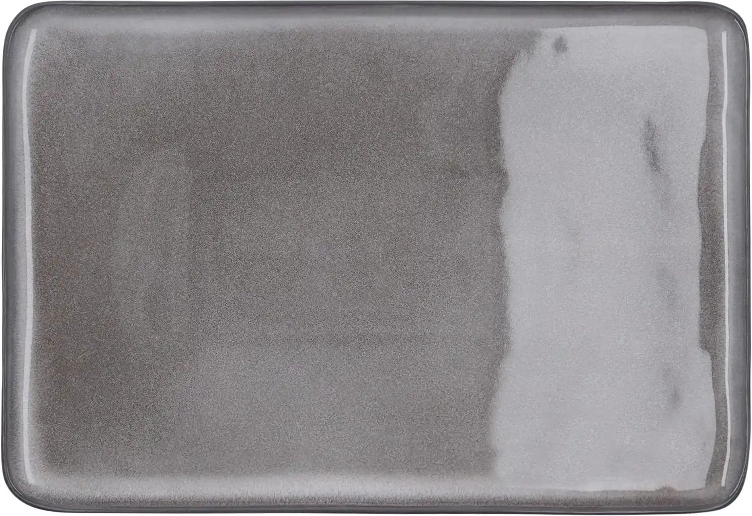 Peill+Putzler Servierplatte Rimini ¦ grau ¦ Steinzeug/Steingut ¦ Maße (cm): B: 24,3 H: 2 Geschirr > Einzelgeschirrteile...