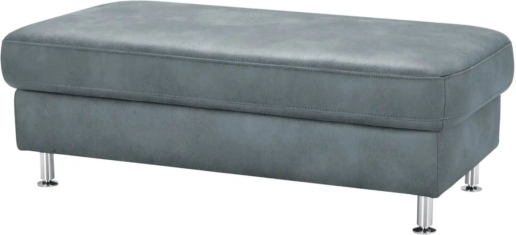 Mein Sofa bold XXL Hocker Veit ¦ blau ¦ Maße (cm): B: 130 H: 46 T: 65.0 Polstermöbel > Hocker - Höffner
