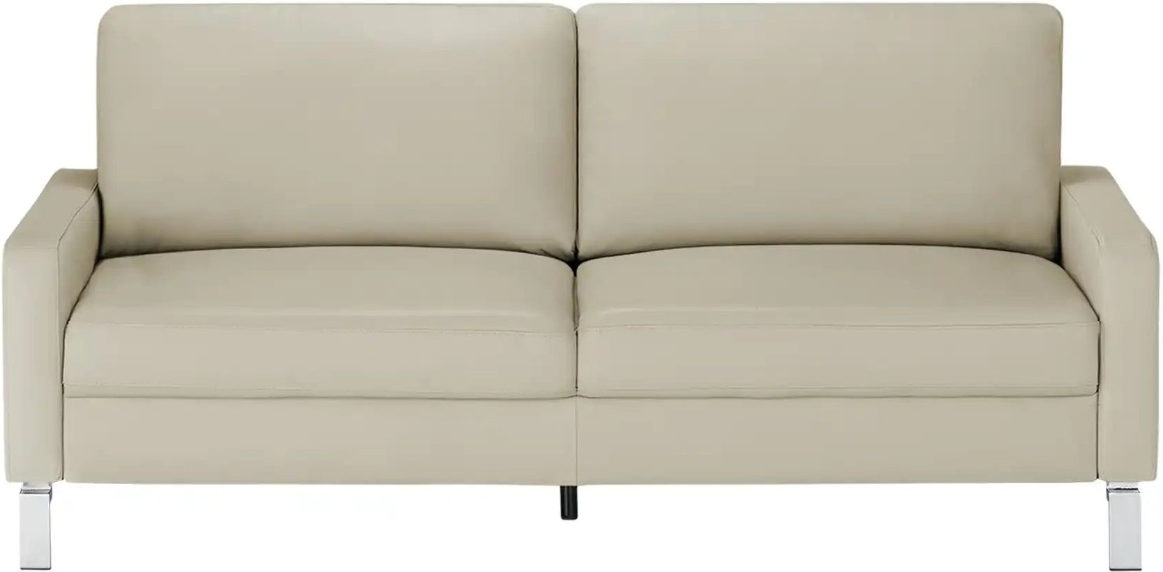 Max Schelling Einzelsofa aus Echtleder Maximum ¦ creme ¦ Maße (cm): B: 184 H: 86 T: 97.0 Polstermöbel > Sofas > 2-Sitzer...