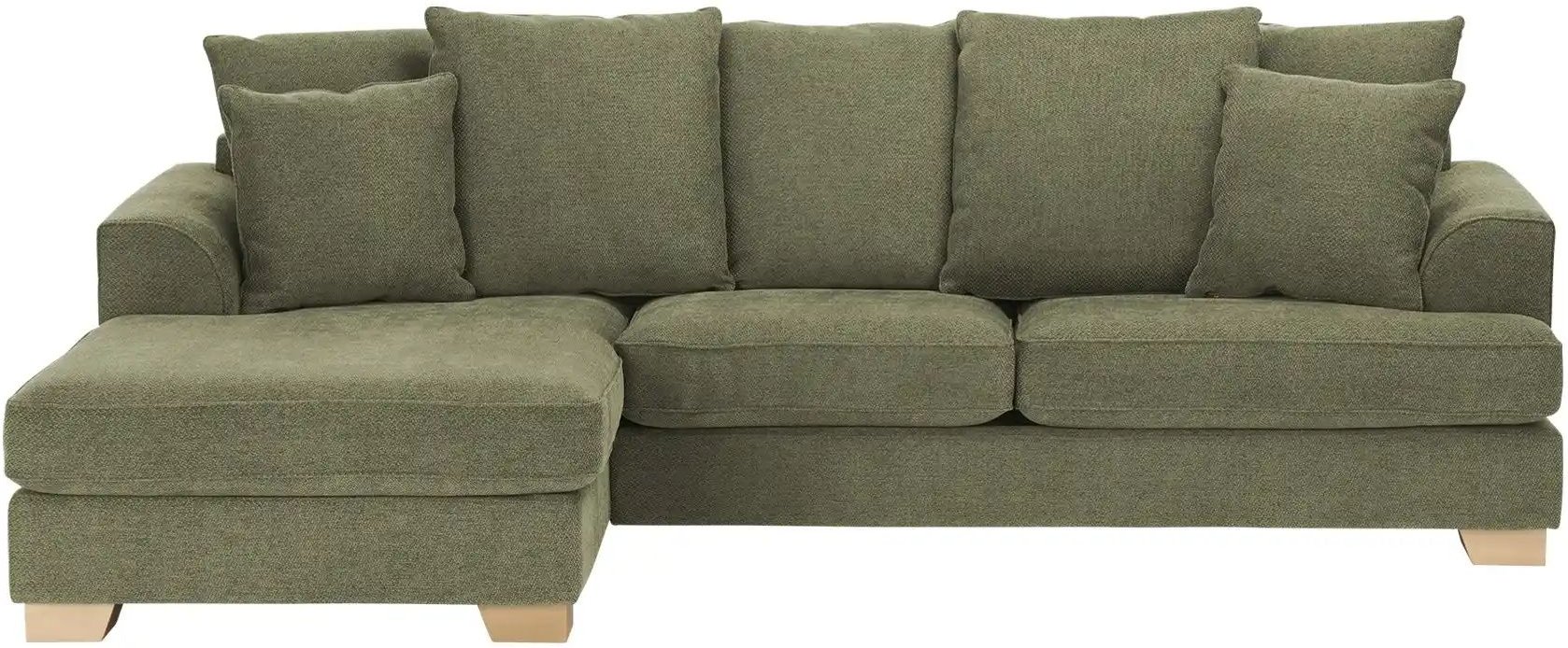 SOHO Ecksofa Franka ¦ grün ¦ Maße (cm): B: 268 H: 87 T: 161.0 Polstermöbel > Sofas > 3-Sitzer - Höffner