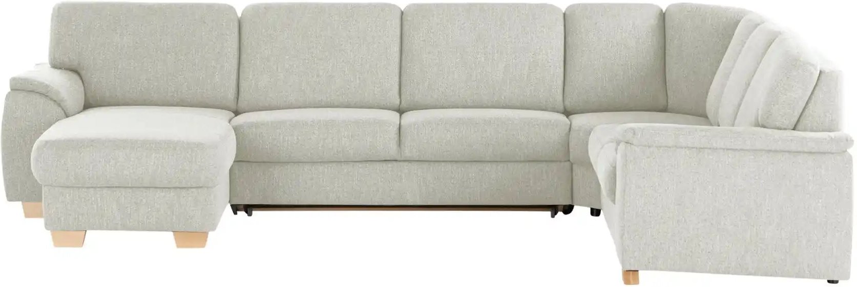Thumbnail - smart Wohnlandschaft Valencia ¦ grau ¦ Maße (cm): B: 341 H: 90 T: 254.0 Polstermöbel > Sofas > Schlafsofas - Höffner