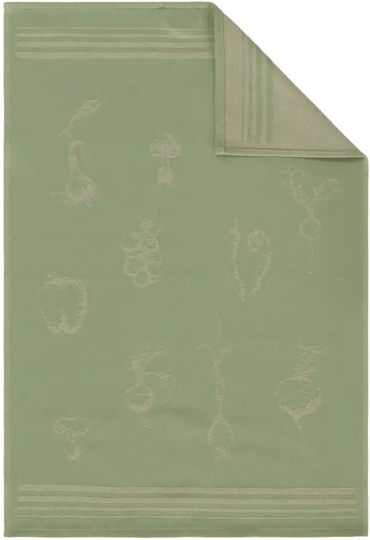 Ross Geschirrtuch Gemüse ¦ grün ¦ 100% Baumwolle ¦ Maße (cm): B: 50 Tischwäsche & Küchentextilien > Spültücher & Geschi...