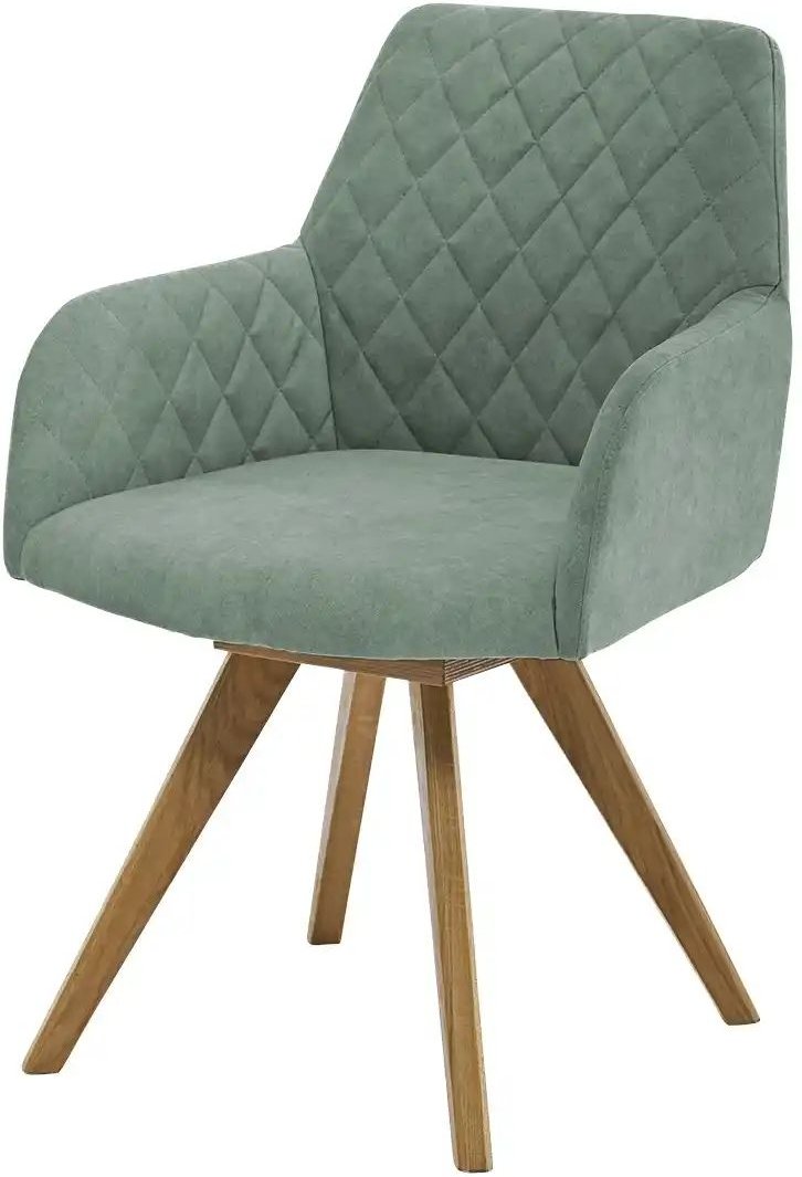 Dine + Mine Esszimmerstuhl Bristol 1 ¦ grün ¦ Maße (cm): B: 61 H: 88 T: 66.5 Stühle > Küchenstühle > Küchenstühle mit A...