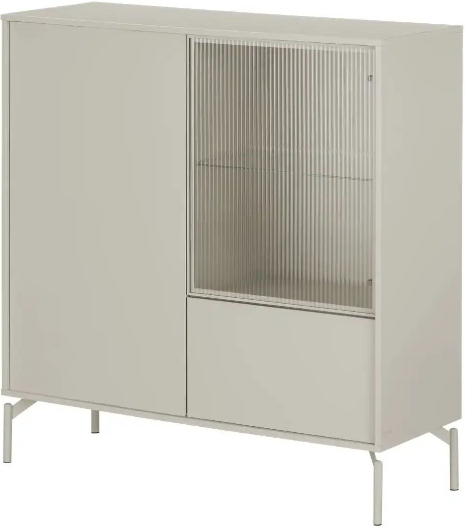 Love it Highboard Flumeri ¦ beige ¦ Maße (cm): B: 113,5 H: 118 T: 43.0 Kommoden & Sideboards > Highboards - Höffner