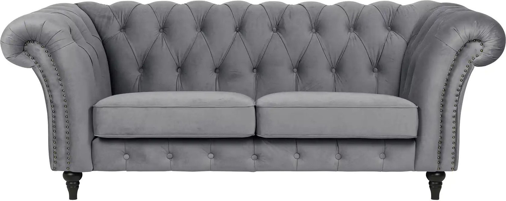 SOHO Einzelsofa Churchill ¦ grau ¦ Maße (cm): B: 212 H: 79 T: 100.0 Polstermöbel > Sofas > 2-Sitzer - Höffner