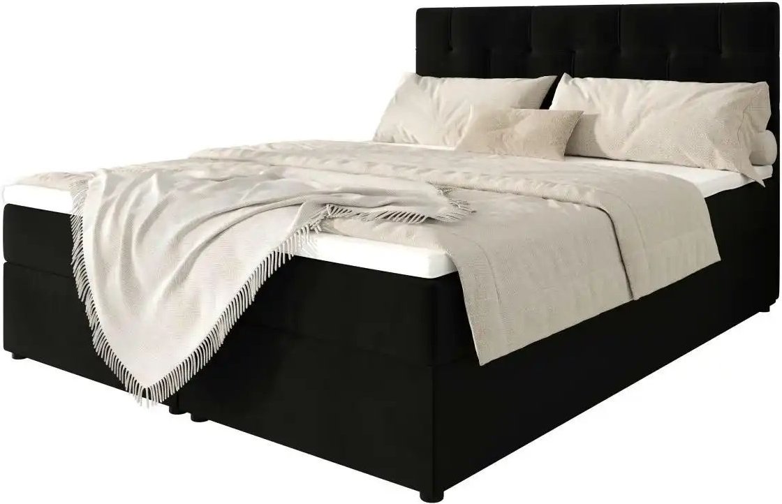 Boxbett mit Stauraum und Topper Indu ¦ mehrfarbig ¦ Maße (cm): B: 145 H: 102 Betten > Bettgestelle - Höffner