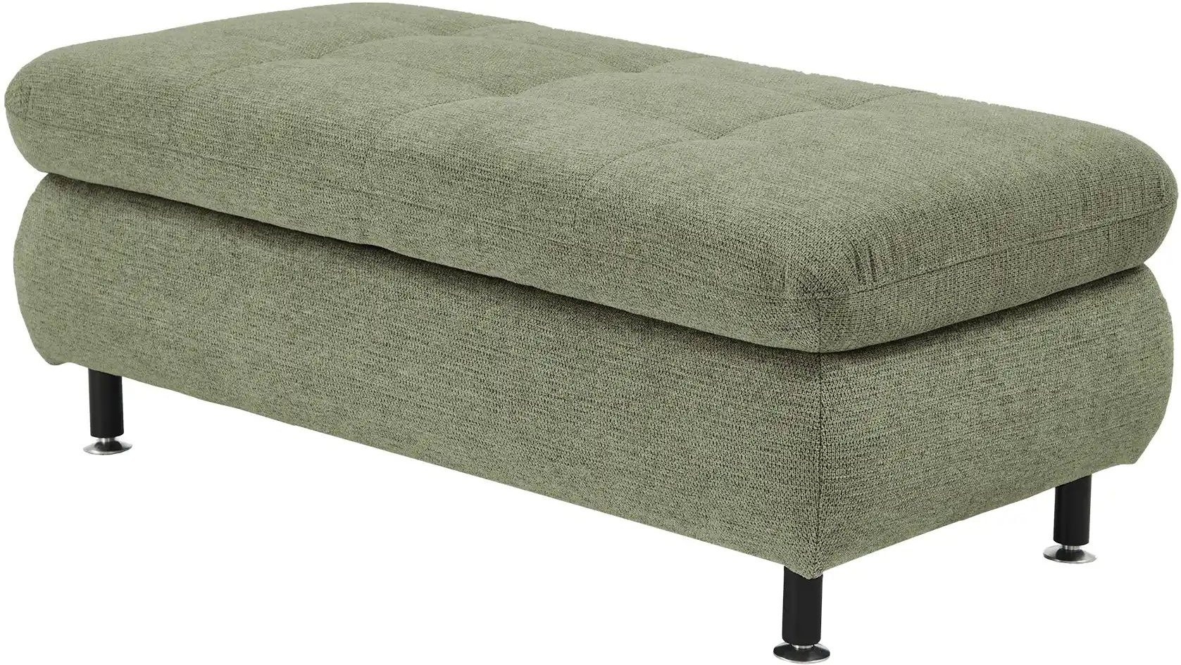 Lounge Collection Polsterhocker  Liora ¦ grün ¦ Maße (cm): B: 129 H: 47 T: 64.0 Polstermöbel > Hocker - Höffner