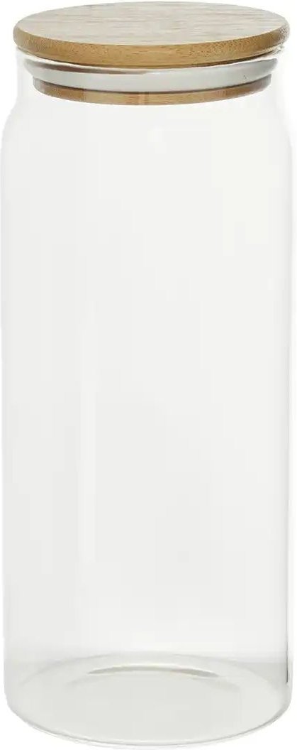 for friends Aufbewahrungsglas ¦ transparent/klar ¦ Glas,Bambus ¦ Maße (cm): H: 22,8 Ø: 9.45 Küchenzubehör & Helfer > ...