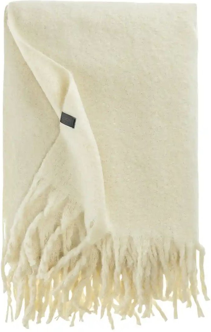 SCHÖNER WOHNEN Kollektion Wohndecke Plenty ¦ weiß ¦ Synthetik ¦ Maße (cm): B: 140 Dekokissen & Decken > Kuscheldecken &...