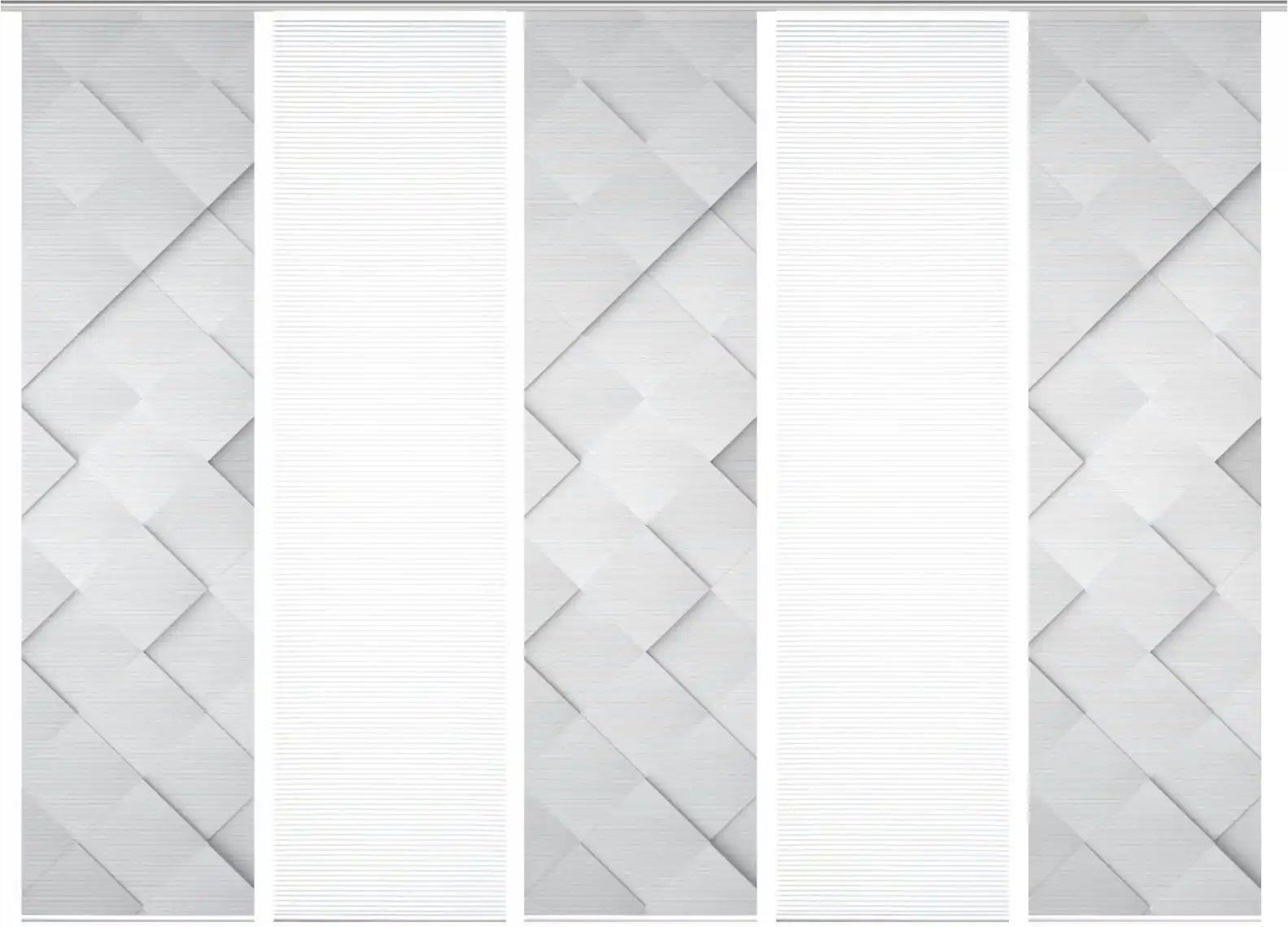 HOME in green Schiebevorhang ¦ grau ¦ Synthetik ¦ Maße (cm): B: 60 H: 245 Gardinen & Rollos > Gardinen & Vorhänge > Sc...