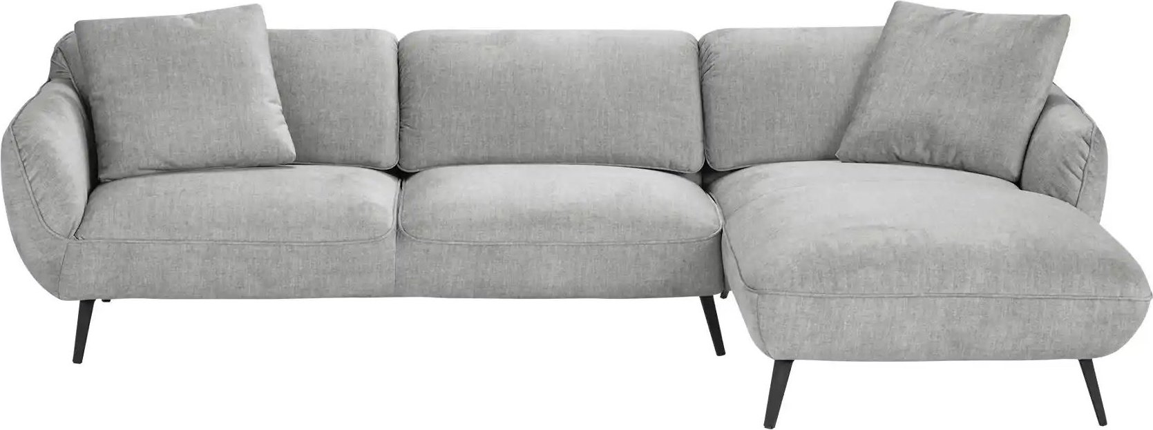 Thumbnail - pop Ecksofa Ventus ¦ grau ¦ Maße (cm): B: 281 H: 111 T: 174.0 Polstermöbel > Sofas > 3-Sitzer - Höffner
