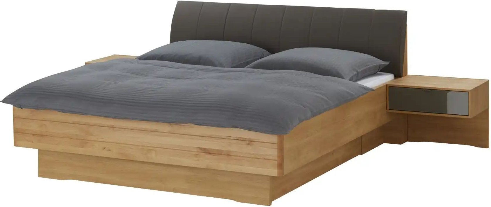 Wohnwert Bettanlage Alessandria ¦ holzfarben Betten > Komfortbetten - Höffner
