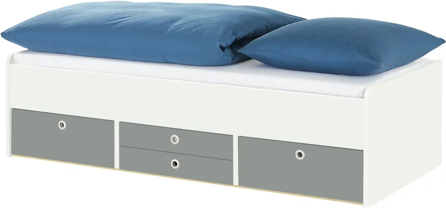 Schubkastenbett Grow Up ¦ weiß ¦ Maße (cm): B: 127 H: 54,5 Betten > Bettgestelle - Höffner