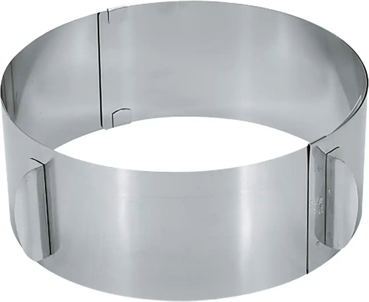 Gefu Tortenring TONDO ¦ silber ¦ Edelstahl ¦ Maße (cm): H: 8,5 Ø: 16 Backen & Zubehör - Höffner