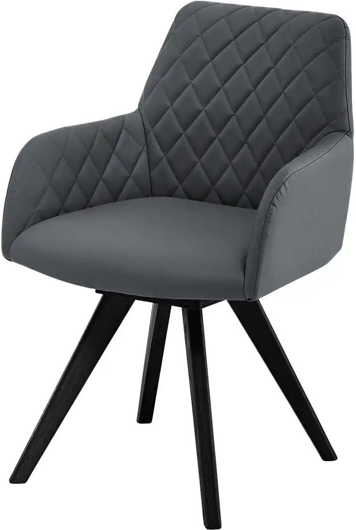 Dine + Mine Esszimmerstuhl Bristol 1 ¦ grau ¦ Maße (cm): B: 61 H: 88 T: 66.5 Stühle > Küchenstühle > Küchenstühle mit A...