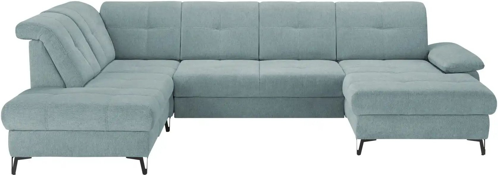 medium Wohnlandschaft Planova II ¦ blau ¦ Maße (cm): B: 338 H: 96 T: 231.0 Polstermöbel > Sofas > Wohnlandschaften - Hö...