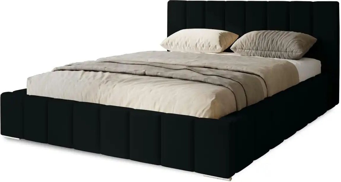 Polsterbett mit Stauraum Margate ¦ schwarz ¦ Maße (cm): B: 195 H: 100 Betten > Polsterbetten - Höffner