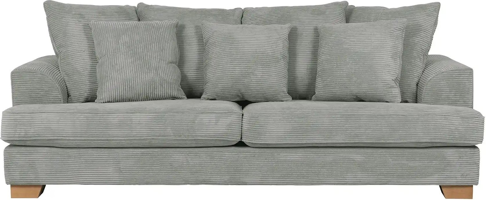 SOHO Sofa Franka ¦ grau ¦ Maße (cm): B: 231 H: 87 T: 103.0 Polstermöbel > Sofas > 3-Sitzer - Höffner