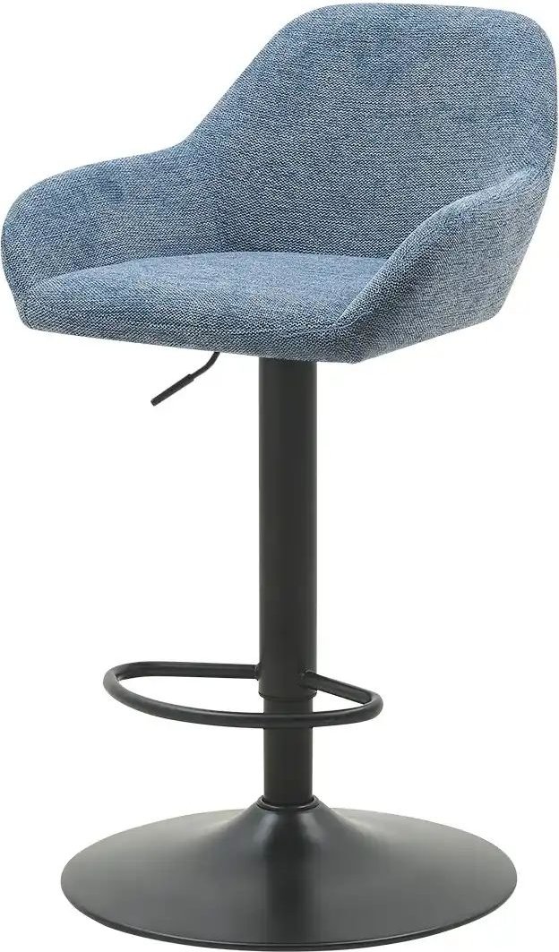 Barstuhl Anton ¦ blau ¦ Maße (cm): B: 55 H: 103,5 T: 51.0 Polstermöbel > Hocker > Barhocker - Höffner