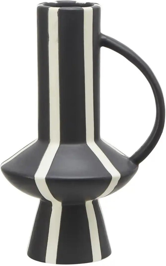 Vase ¦ schwarz ¦ Porzellan ¦ Maße (cm): B: 10,9 H: 19,6 Accessoires > Vasen - Höffner