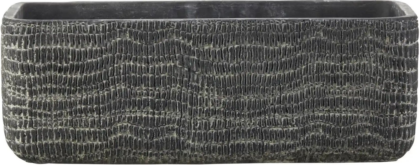 Pflanztopf ¦ schwarz ¦ Zement ¦ Maße (cm): B: 14 H: 10 Accessoires > Dekoartikel - Höffner