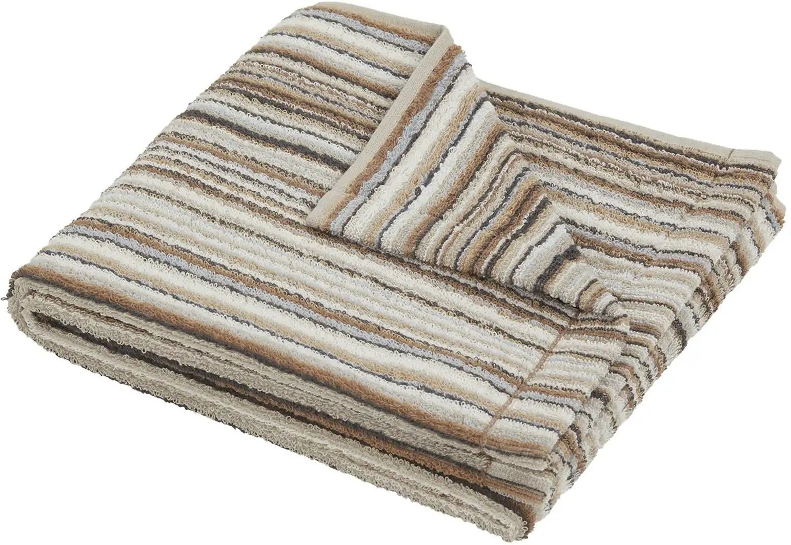 como Handtuch Jacquard Streifen ¦ braun ¦ Maße (cm): B: 50 Badtextilien > Handtücher & Badetücher > Handtücher - Höffne...