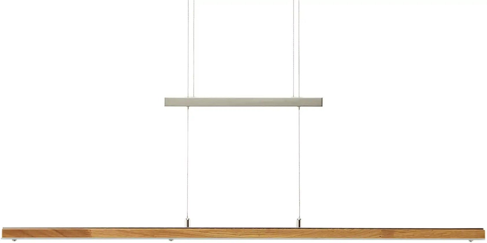 LED-Pendelleuchte 1-flammig Eiche natur ¦ holzfarben ¦ Maße (cm): B: 12 H: 160 Lampen & Leuchten > Hängeleuchten - H...