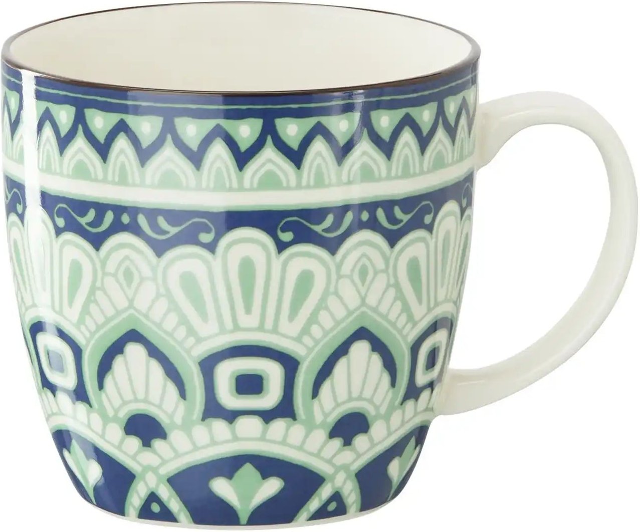 for friends Kaffeebecher JUNO ¦ grün ¦ Porzellan ¦ Maße (cm): H: 10,5 Ø: 10.5 Geschirr > Becher - Höffner