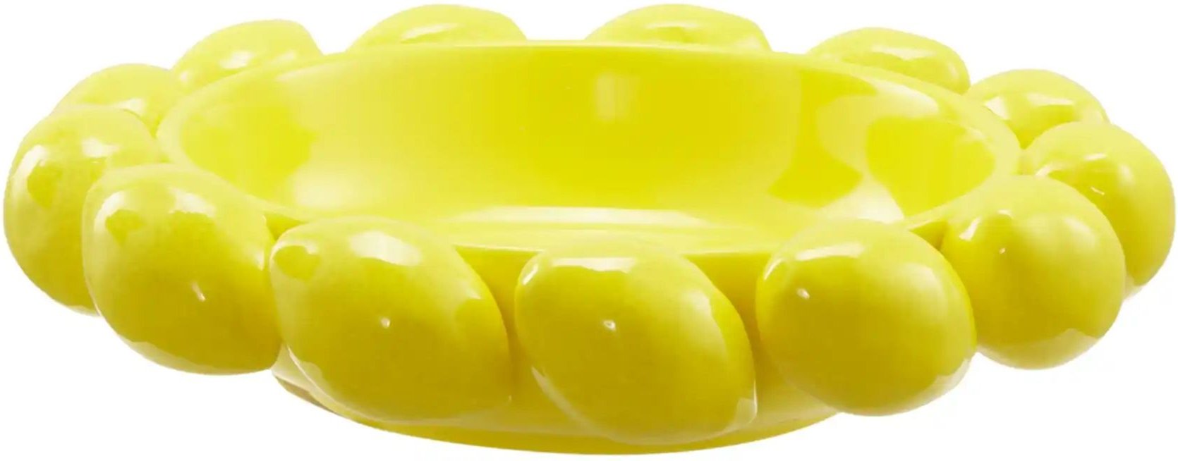 HOME STORY 3D Zitronenschale ¦ gelb ¦ Porzellan ¦ Maße (cm): H: 5,5 Ø: 23.5 Accessoires > Deko-Schalen - Höffner