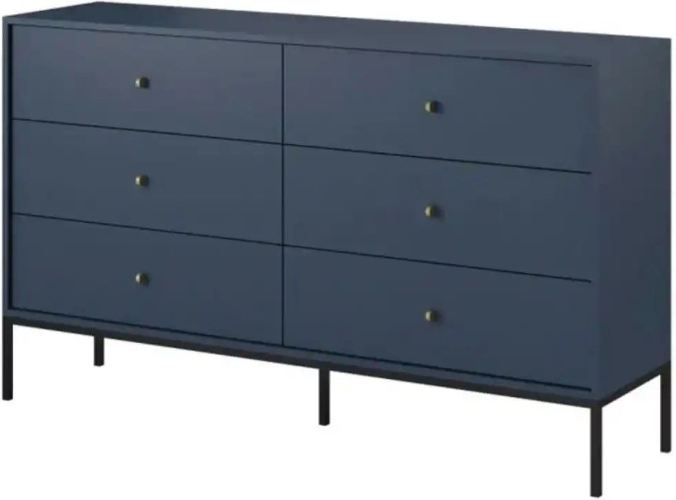 Kommode Molly ¦ blau ¦ Maße (cm): B: 154 H: 91 Kommoden & Sideboards > Kommoden - Höffner