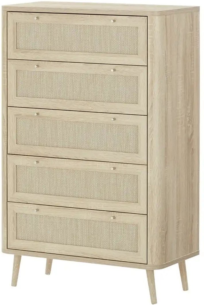 Roomers Kommode Rafia Premium ¦ holzfarben ¦ Maße (cm): B: 81 H: 126 T: 40.0 Kommoden & Sideboards > Kommoden - Höffner