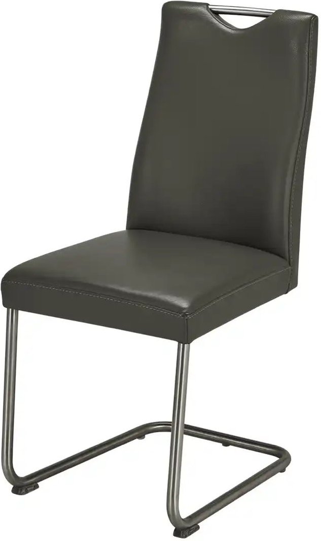 Leder-Schwingstuhl Canto II ¦ grau ¦ Maße (cm): B: 47 H: 100 T: 61.0 Stühle > Schwingstühle - Höffner