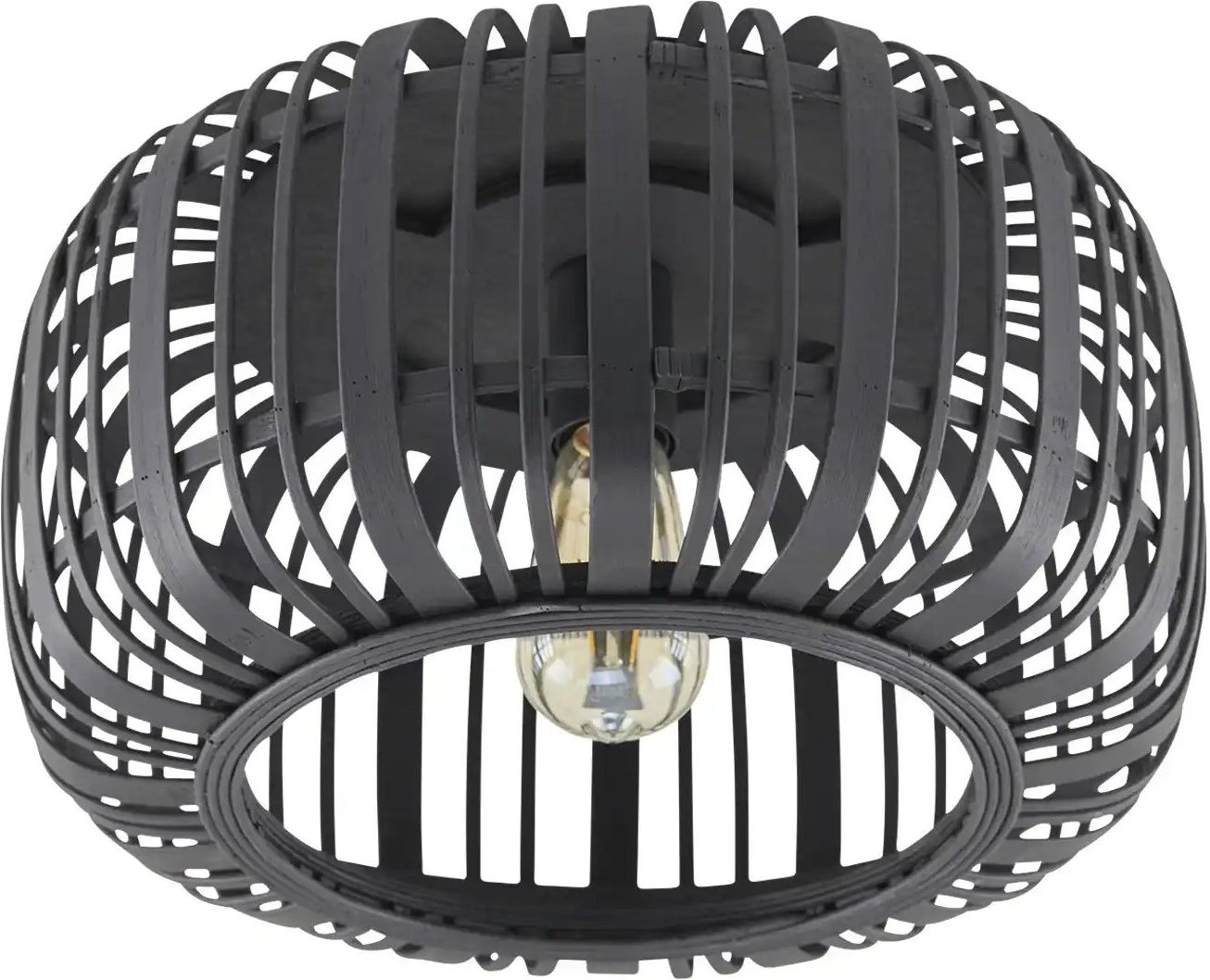 Deckenleuchte ¦ schwarz ¦ Maße (cm): H: 22 Ø: 39 Lampen & Leuchten > Deckenleuchten - Höffner