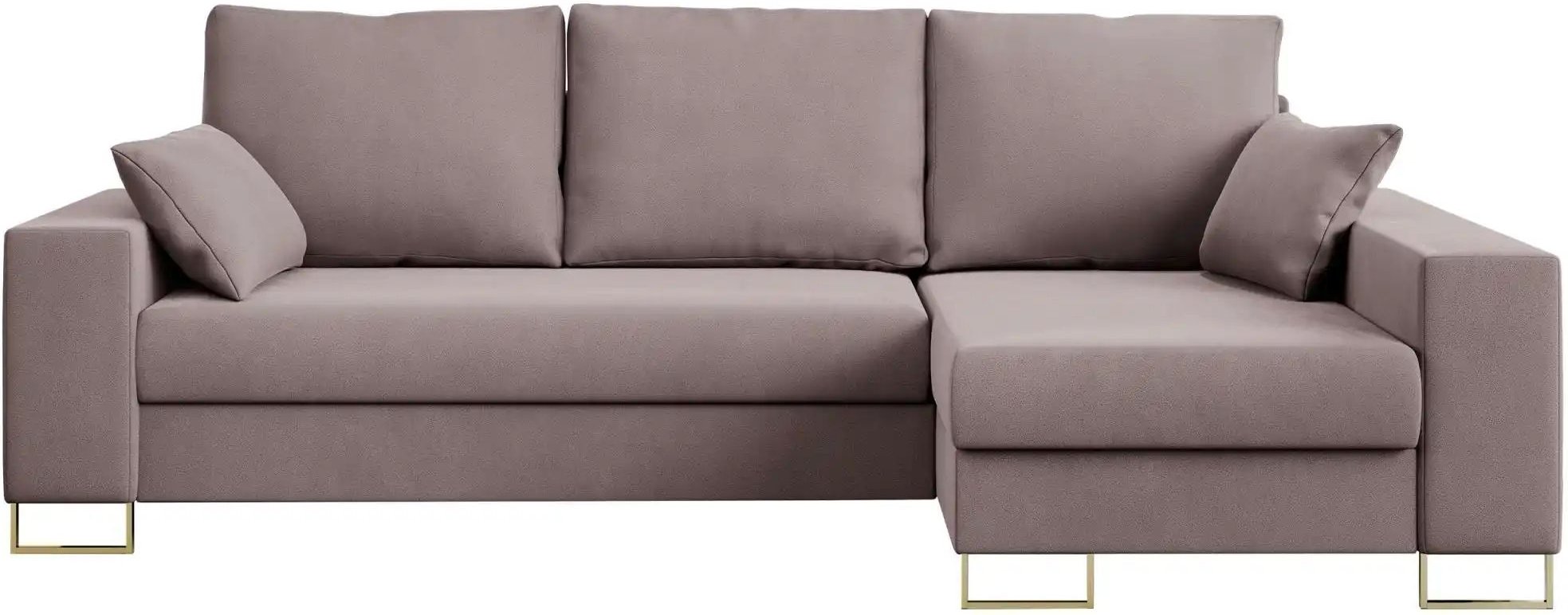 Ecksofa mit Schlaffunktion Dorain ¦ rosa/pink ¦ Maße (cm): B: 242 H: 85 Polstermöbel > Sofas > 3-Sitzer - Höffner