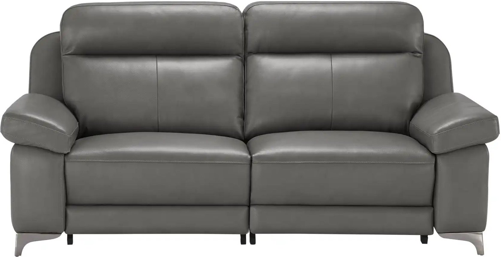 Wohnwert Sofa 3-sitzig mit elektrischer Relaxfunktion Arianna ¦ grau Polstermöbel > Sofas > 3-Sitzer - Höffner